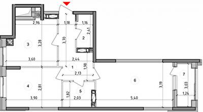 2-кімнатна 56.9 м² в ЖК Оптимісто від 39 900 грн/м², с. Гатне
