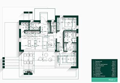 Коттедж 97.4 м² в КП Equides Villas от 170 226 грн/м², с. Лесники