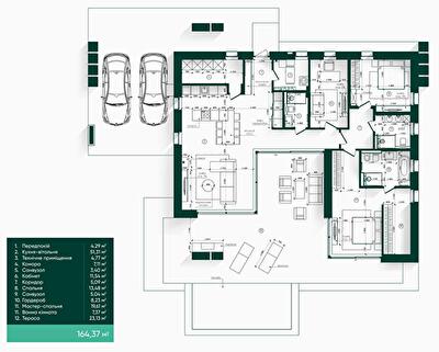 Коттедж 167.37 м² в КП Equides Villas от 139 870 грн/м², с. Лесники