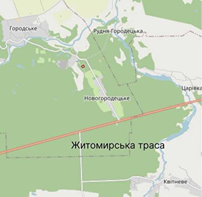 Житомирська обл., Коростишівский район, с. Городське, Немає